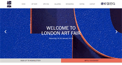 Desktop Screenshot of londonartfair.co.uk